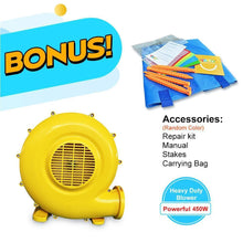 Load image into Gallery viewer, YARD Bounce House Dual Slide 12.1'x8.9'x7' PVC tarpaulin with blower - Yardinflatable