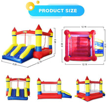 Load image into Gallery viewer, YARD Bounce House Dual Slide 12.1'x8.9'x7' PVC tarpaulin with blower - Yardinflatable