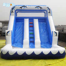 Load image into Gallery viewer, YARD Super Dual Lane Inflatable Water Park Slide Bouncer PVC Material for Commercial Use