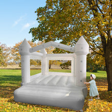 Load image into Gallery viewer, White Bounce House Bouncy Castle Inflatable Bouncer Party Use with Blower