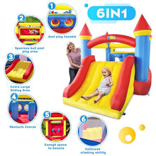 Load image into Gallery viewer, YARD Bounce House Bouncer Ball Pit 15.7'Lx8.2'Wx6.9'H with blower - Yardinflatable