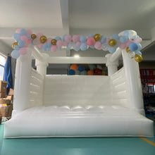 Load image into Gallery viewer, YARD White Wedding Bounce House Inflatable Bouncer with Blower
