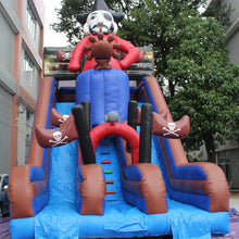 Load image into Gallery viewer, YARD Pirate Inflatable Slide Bounce House PVC Material for Outdoor with Blower for Sale