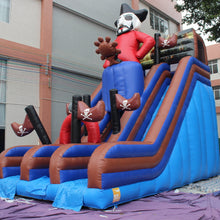 Load image into Gallery viewer, YARD Pirate Inflatable Slide Bounce House PVC Material for Outdoor with Blower for Sale