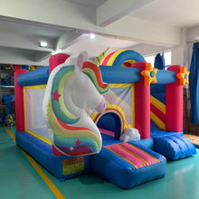 Load image into Gallery viewer, YARD Unicorn Bounce House Inflatable Combo Slide with Blower