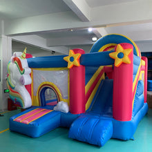 Load image into Gallery viewer, YARD Unicorn Bounce House Inflatable Combo Slide with Blower