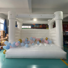 Load image into Gallery viewer, YARD White Wedding Bounce House Inflatable Bouncer with Blower