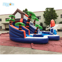 Load image into Gallery viewer, YARD Rainforest Bounce House Inflatable Summer Water Pool Slide PVC Material with Blower

