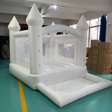 Load image into Gallery viewer, YARD White Wedding Bounce House Inflatable Bouncer Pool Pit with Blower
