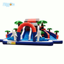 Load image into Gallery viewer, YARD Rainforest Bounce House Inflatable Summer Water Pool Slide PVC Material with Blower

