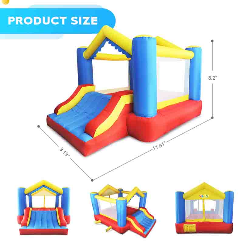 YARD 6209 Super Slide Inflatable Jumper with Blower – yardbouncehouse