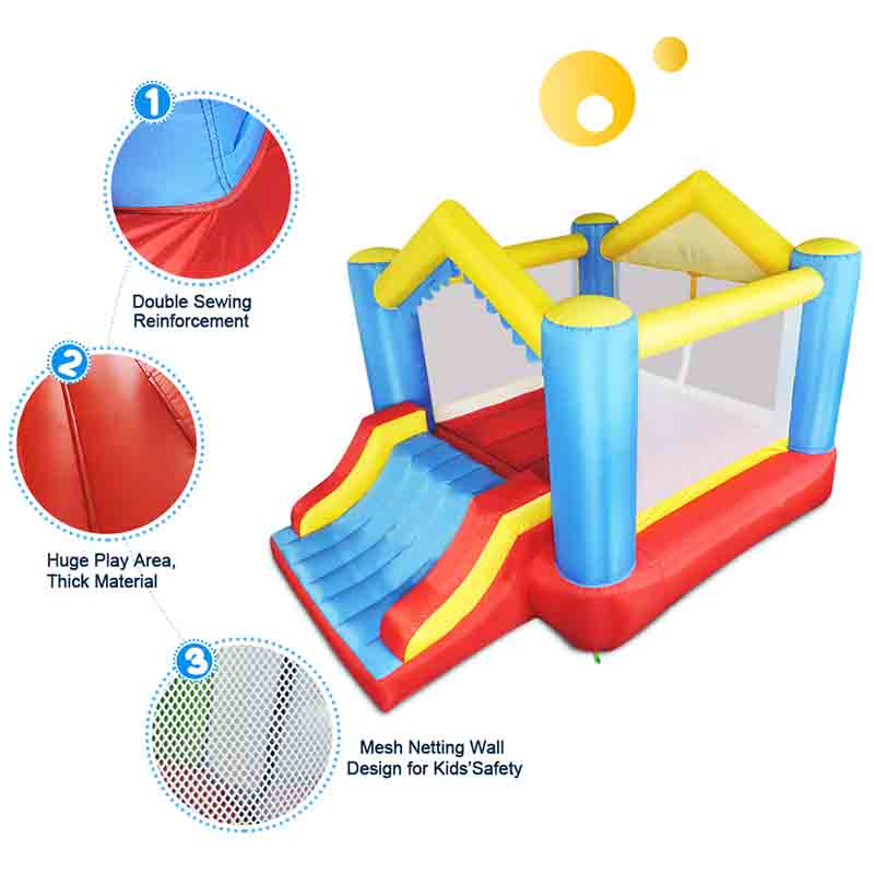 YARD 6209 Super Slide Inflatable Jumper with Blower – yardbouncehouse